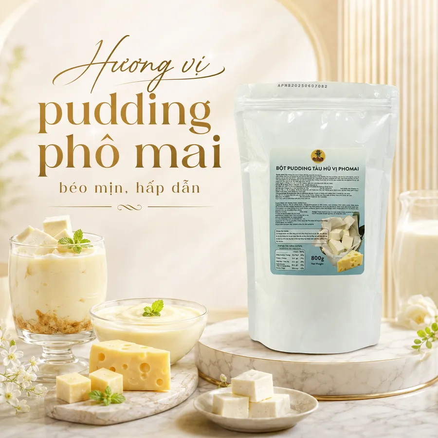 Bột Pudding tàu hũ vị phô mai